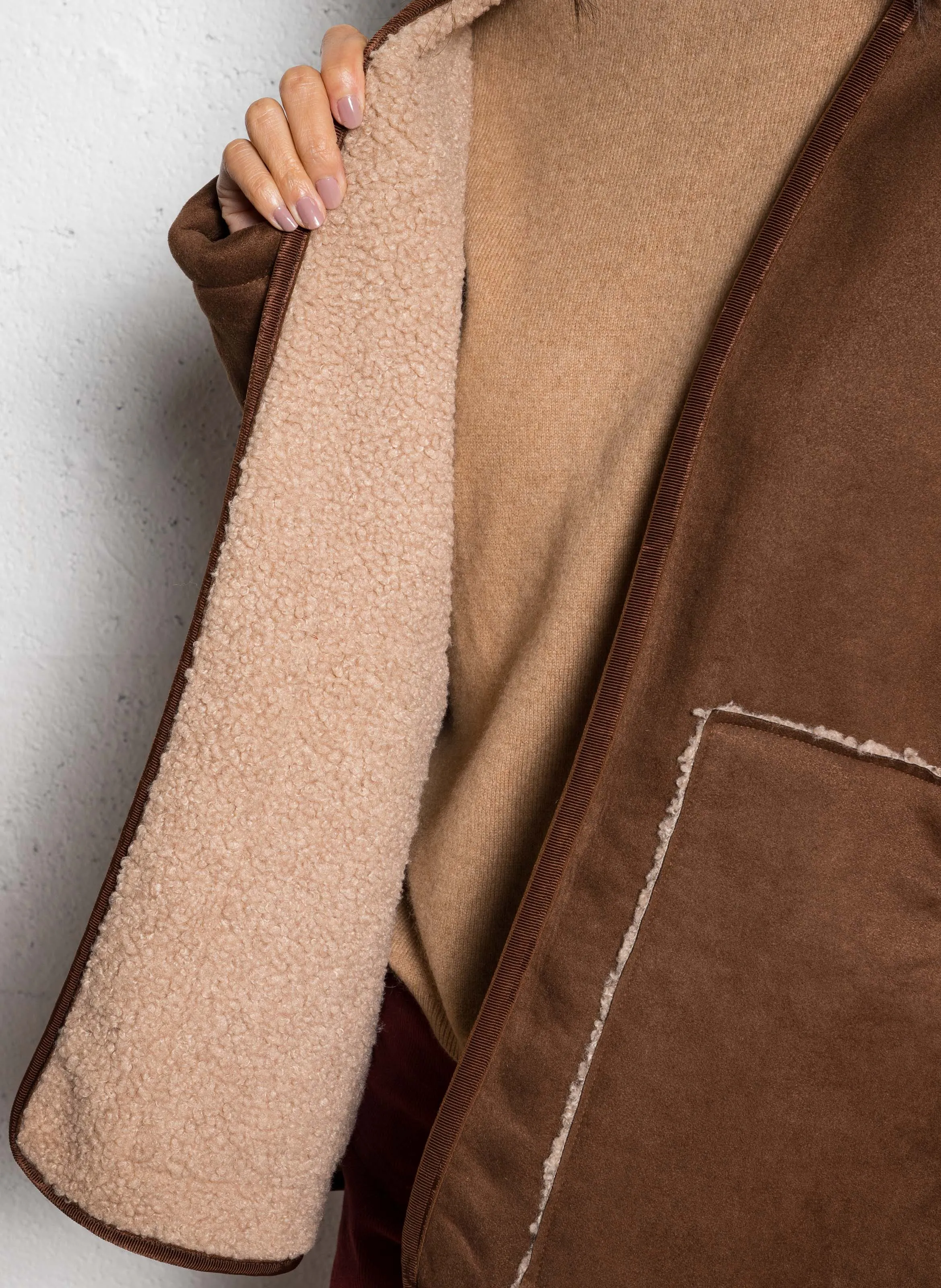 Chaqueta en marron