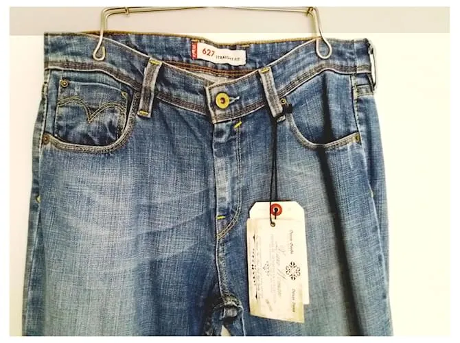 Levi's Pantalones 627 Corte recto Azul 