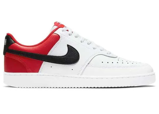 Nike Court Vision Low White Black University Red