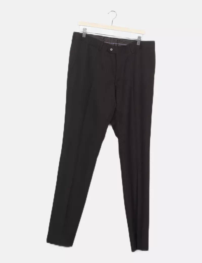 NoName Pantalón negro recto
