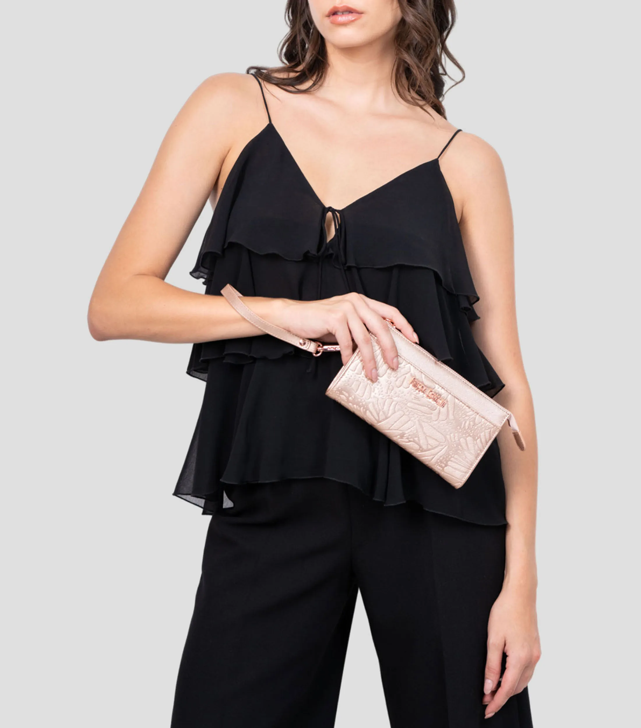 Pineda Covalin Bolso wristlet multifuncional rosa Cheen con mariposas Mujer