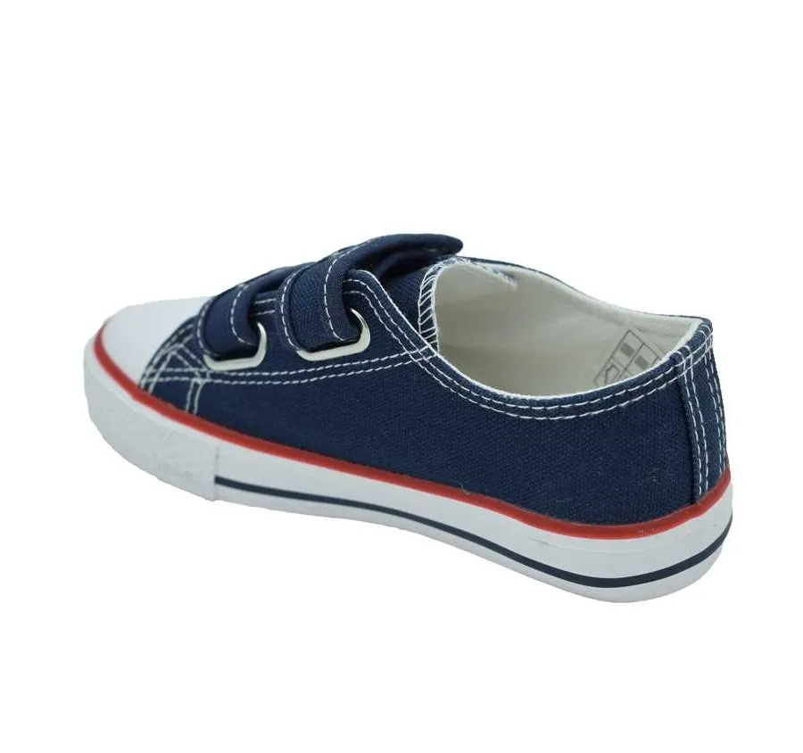 PLAYERO UNISEX BEPPI 2185491 VELCROS LONA MARINO PISO DE GOMA 25737