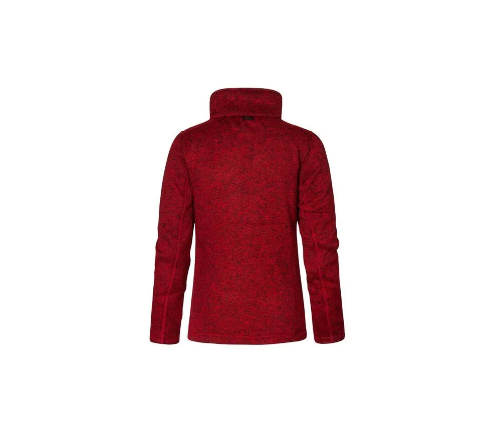 PROMODORO PM7725  WOMEN'S KNIT FLEECE JACKET C+  HEATHER RED