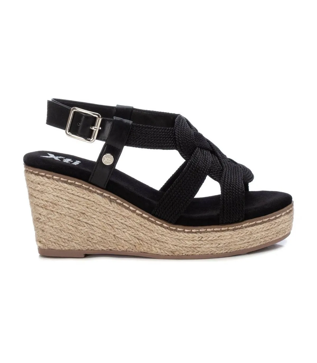 Sandalia para mujer en color negro