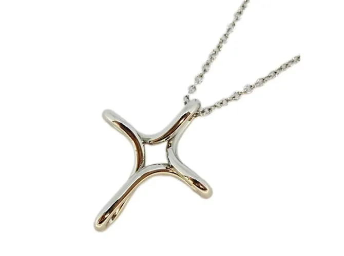 Tiffany & Co Collar cruz Infinity de Tiffany en platino 