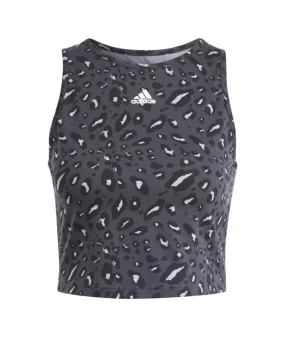 Top adidas Anml Cro Mujer Gris
