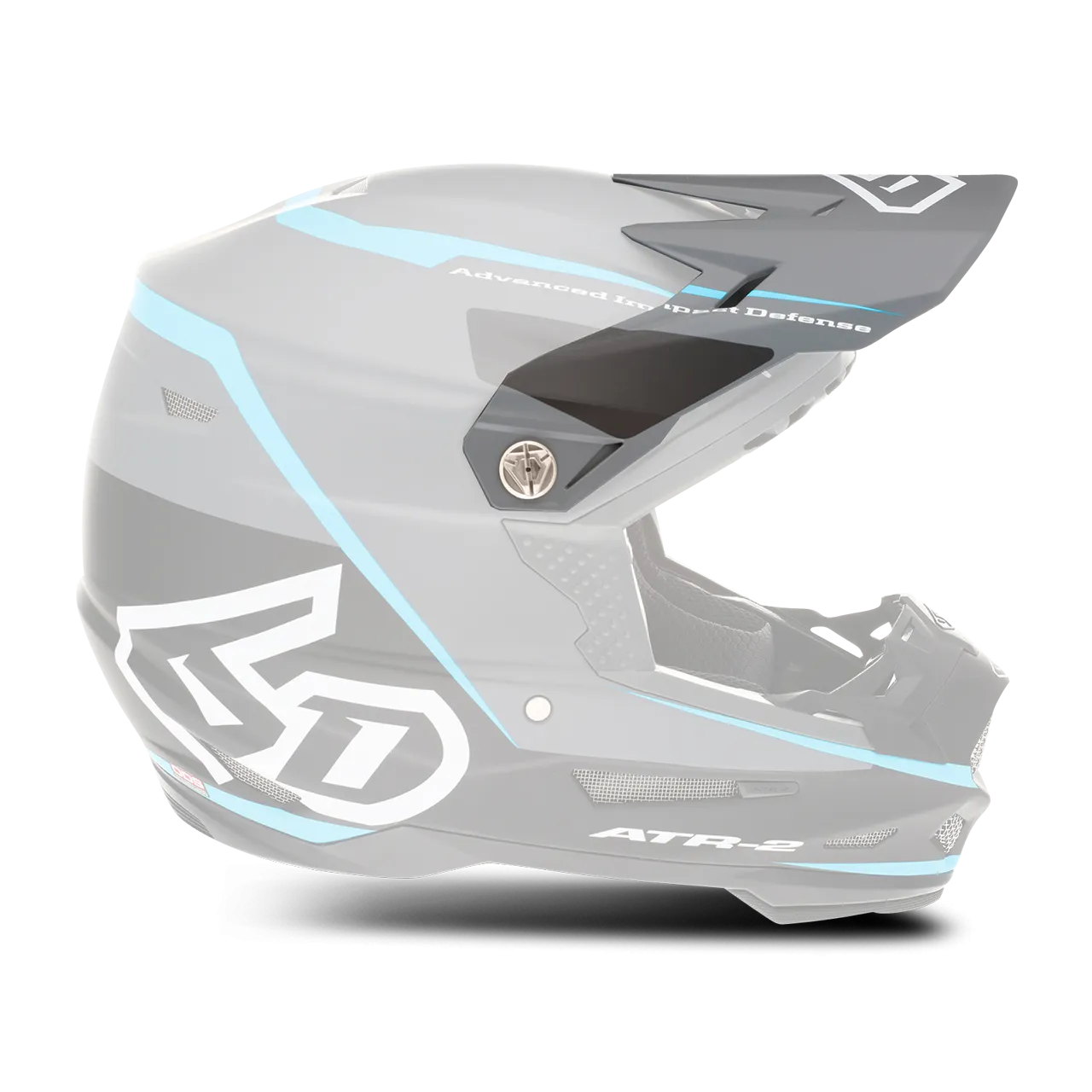 VISERA DE CASCO 6D ATR2 CIAN